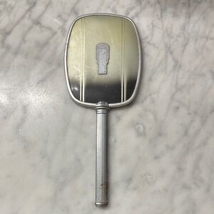 Elegant Antique Silver Hand Mirror